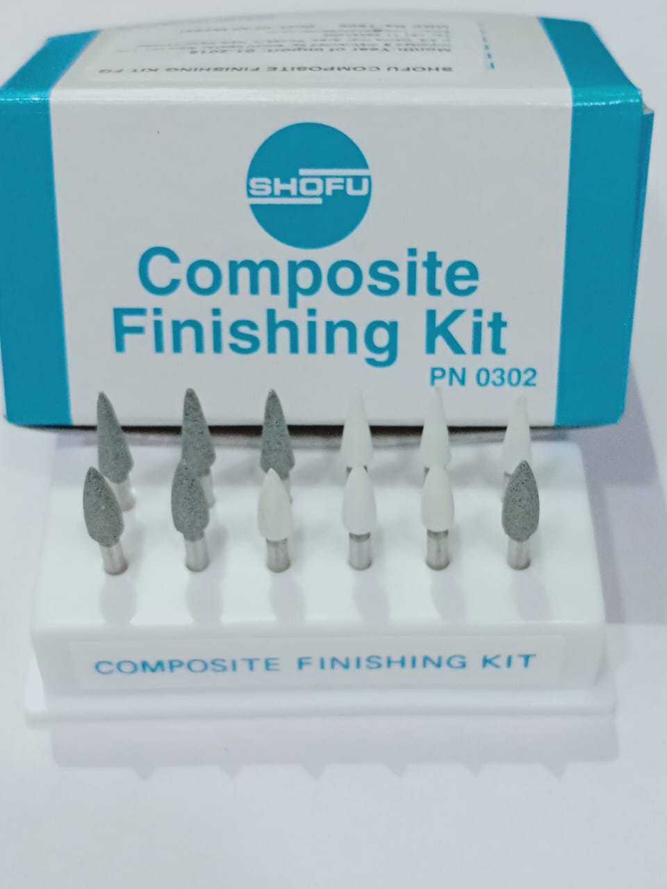 Dental Shofu Composite Finishing and polishing Kit 12 mounted points LONG EXPIRY