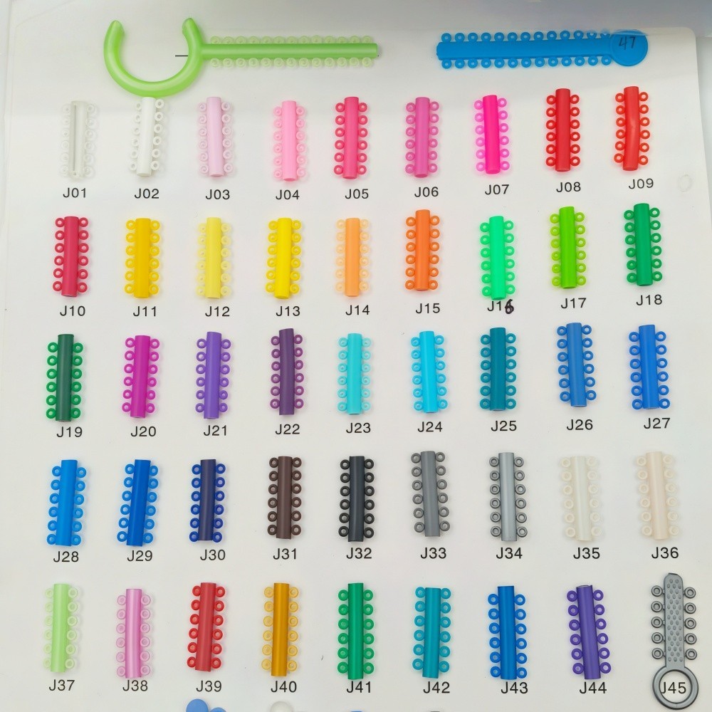1000/ Dental Orthodontic Elastic Ligature Tie Rubber Braces Ligadura Ortodoncia