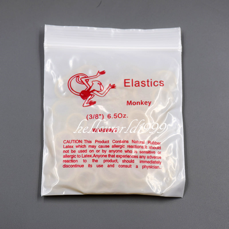 6.5 Oz 1/4 1/8 3/16/ 5/16 3/8 Dental Elastic Rubber Bands Latex Braces Heavy