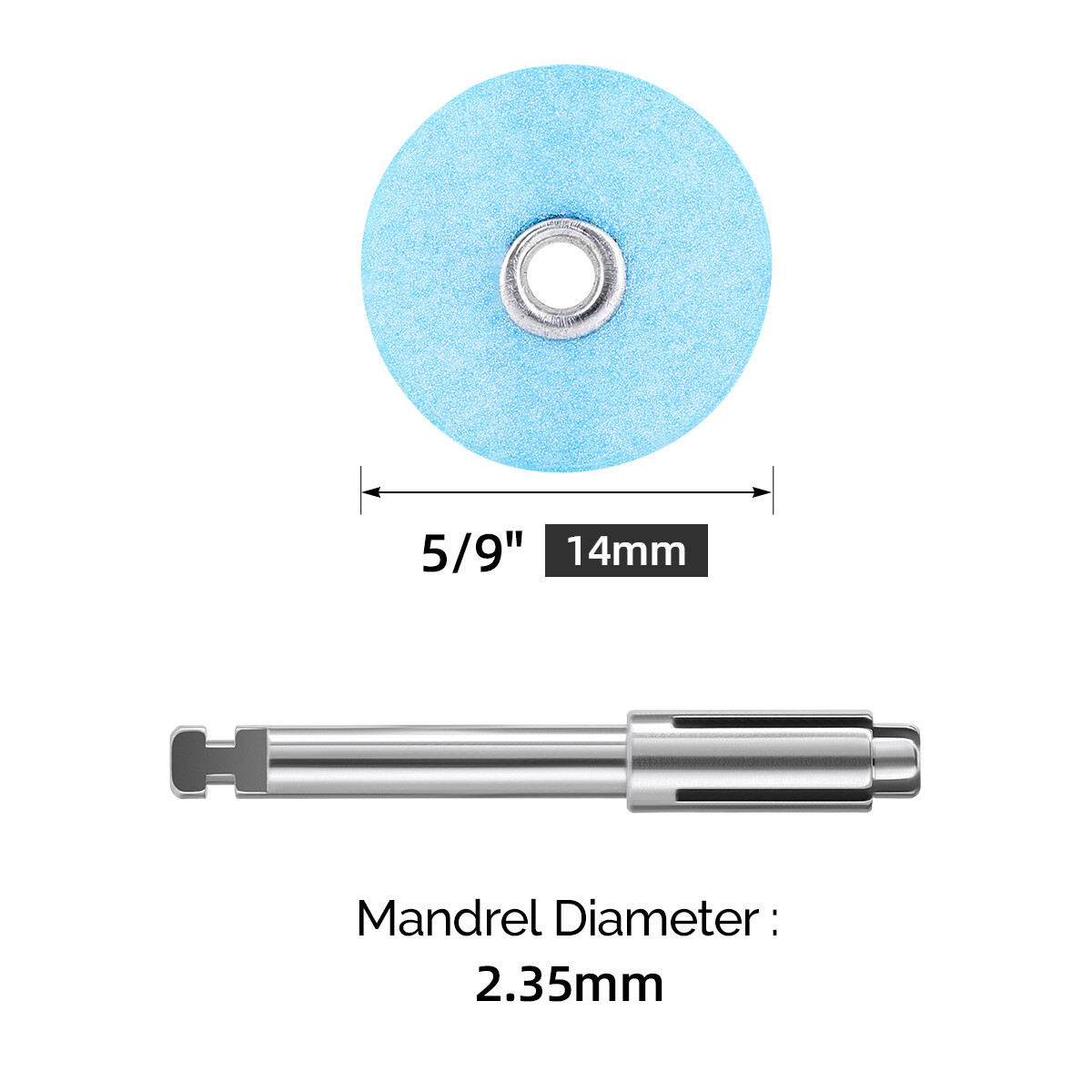 Dental Coarse Medium Fine Superfine Composite Finishing Polishing Discs +Mandrel