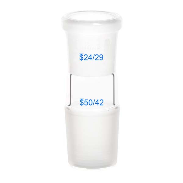 Glass Adapter 14-50# Female Standard Joint to 50-14# Male Connector Labware