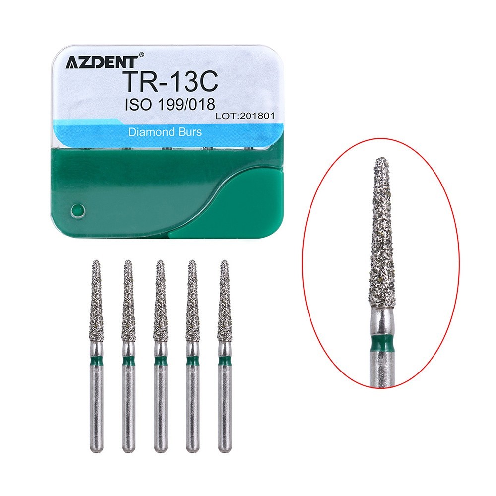 100Pzas Dental Fresas Dentales de Diamante FG Mezclado 20 Tamaño