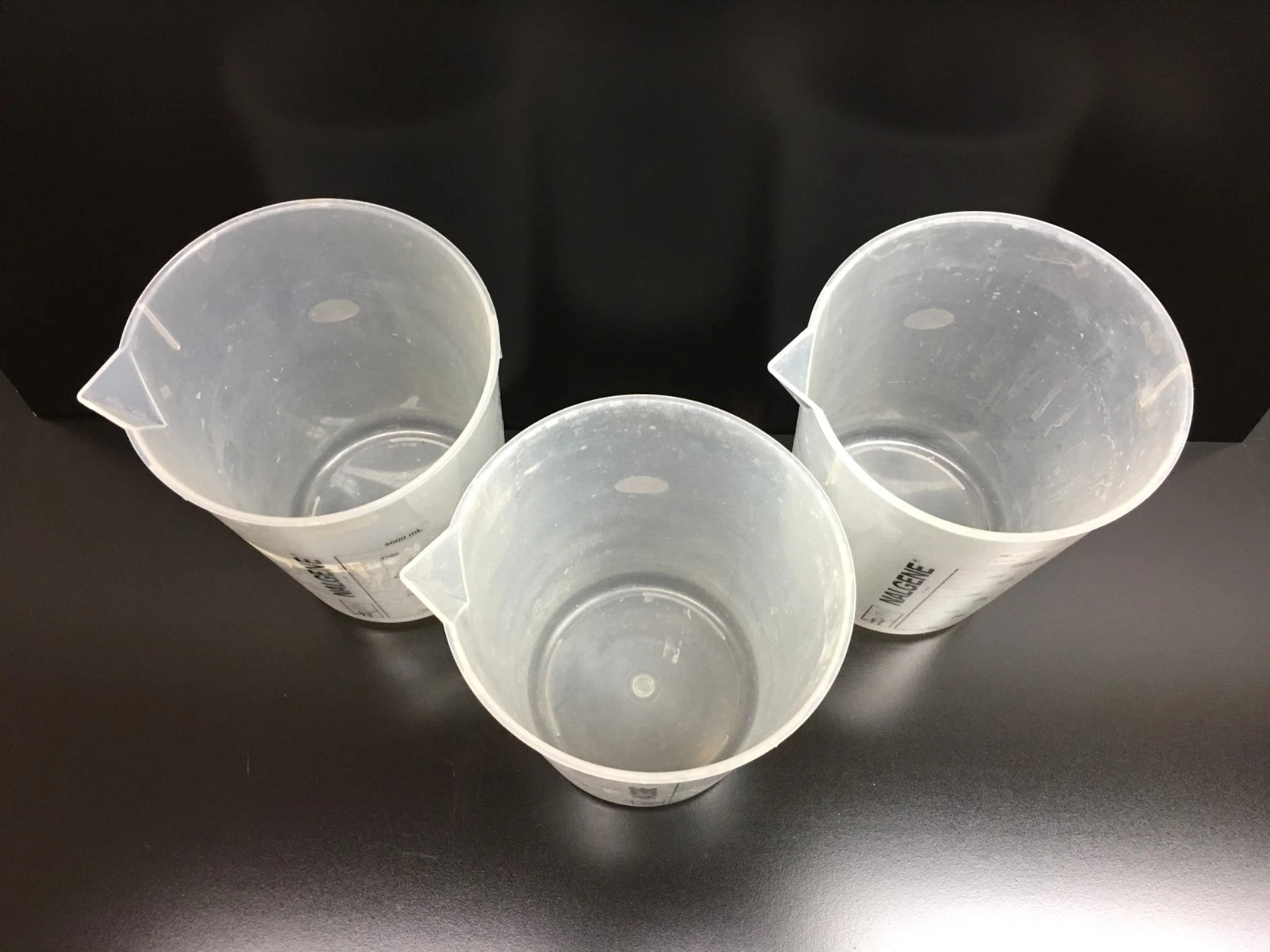 Thermo Scientific REF 1201-4000 Nalgene Griffin Low-Form Beakers 4000mL Lot 3PCS