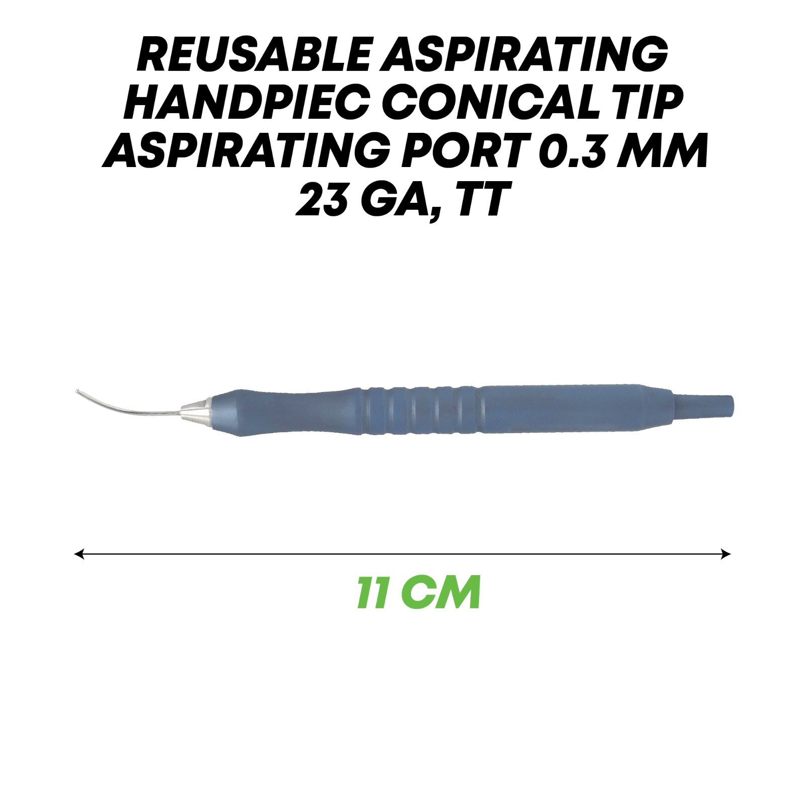 Aspirating Handpiece Conical 0.3mm Aspirator Tip Titanium Ophthalmic Instruments