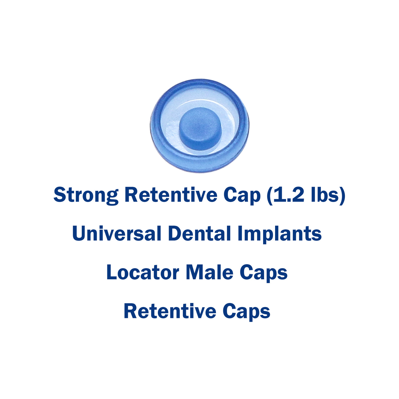 Strong Retentive Caps Overdenture Attachments Abutments Dental Metal Housing