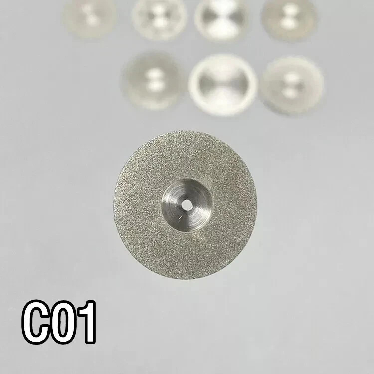 Dental Saw Diamond Disc Wheel Porcelain Teeth Cutting Polishing Discs 190/220mm
