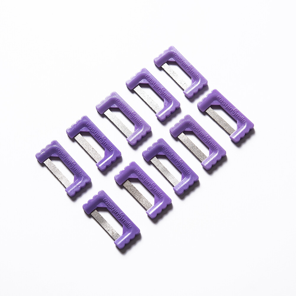 10Pcs Dental Orthodontic IPR Strips Saws Interproximal Reduction Finishing Strip