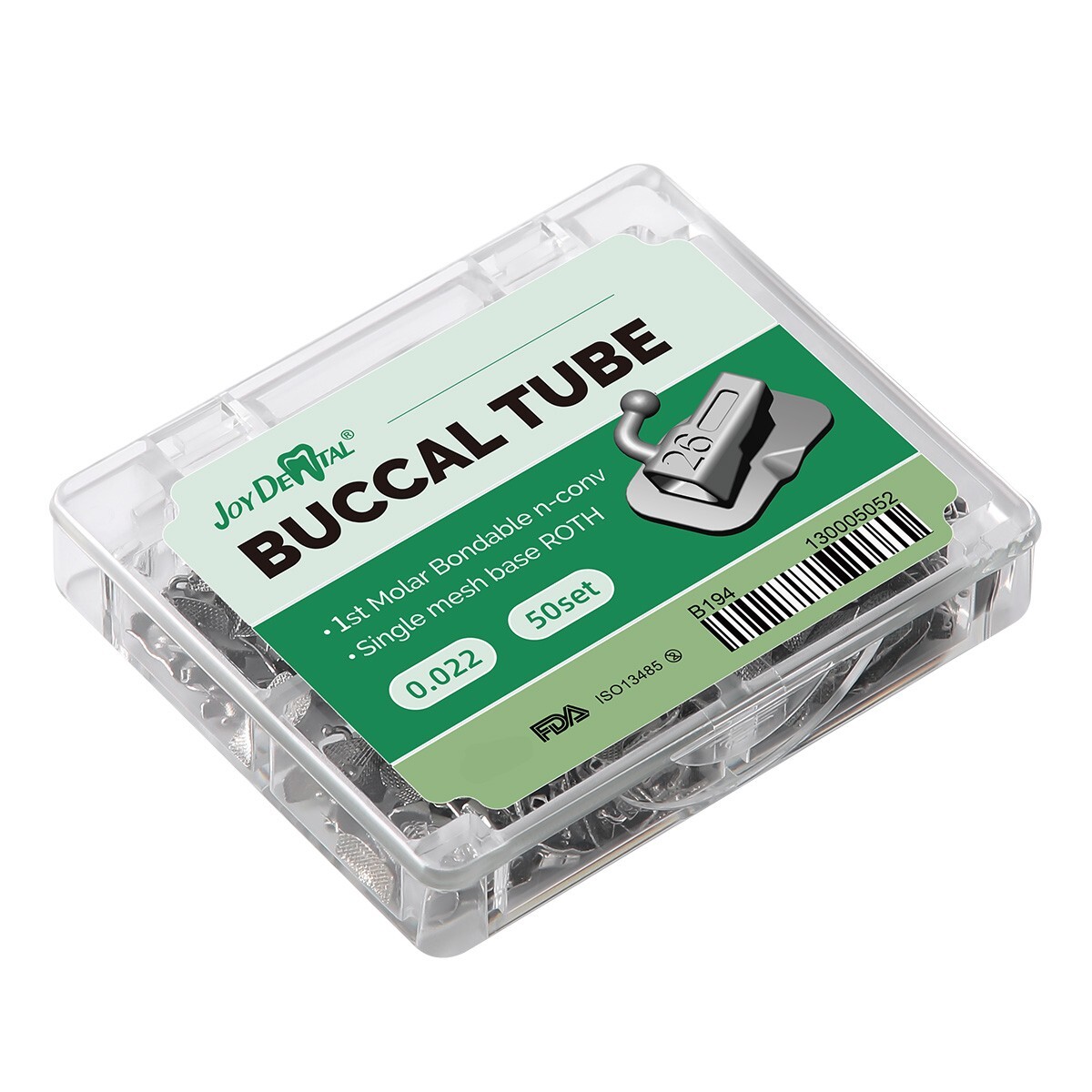 Dental Ortodoncia Tubos bucales de MBT 022 1er Molar Bondable Non-Convertible US