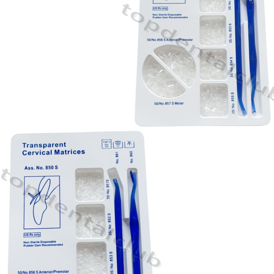 Dental Transparent Cervical Matrices Composite Gingival Retractor Clear Matrix