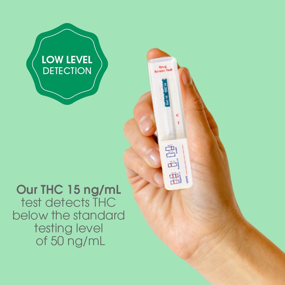 UTest THC 15 ng/mL Home Drug Test Strips – Easy-to-use, 4 Count (Pack of 1)