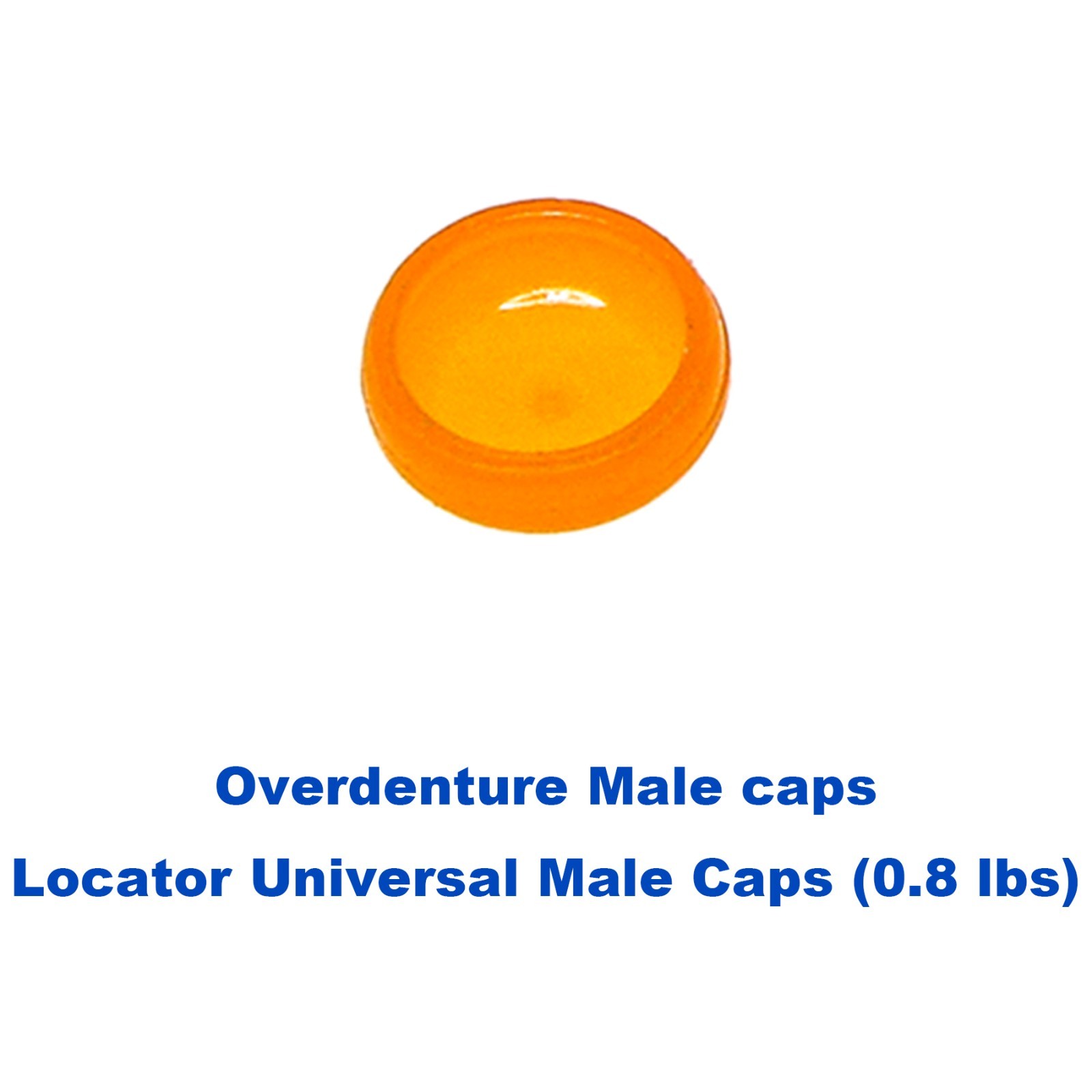US Dental Overdenture Locator Male Cap Kit & Novaloc Peek Retention Insert Caps