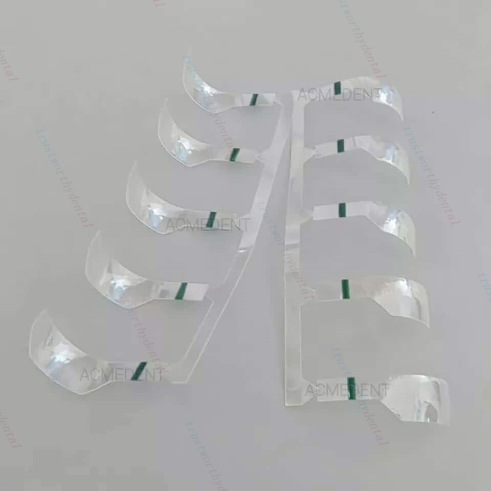 60pc Dental Clear Matrix Transparent Sectional TOR VM Matrices Polyester Matrice