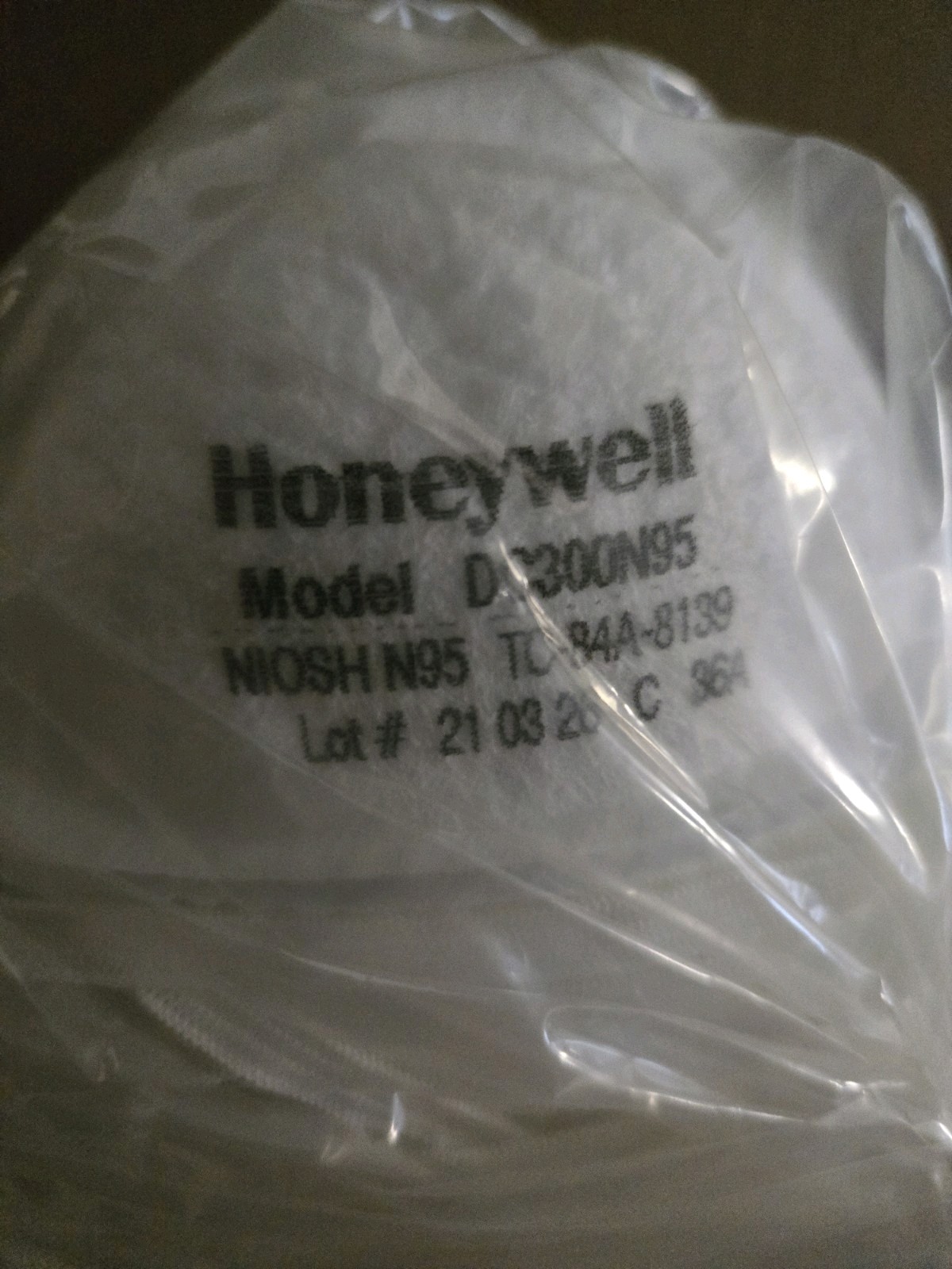 N 95 Mask 20 Count Honeywell DC300N95 Disposable N95 Respirators, NIOSH-Approved