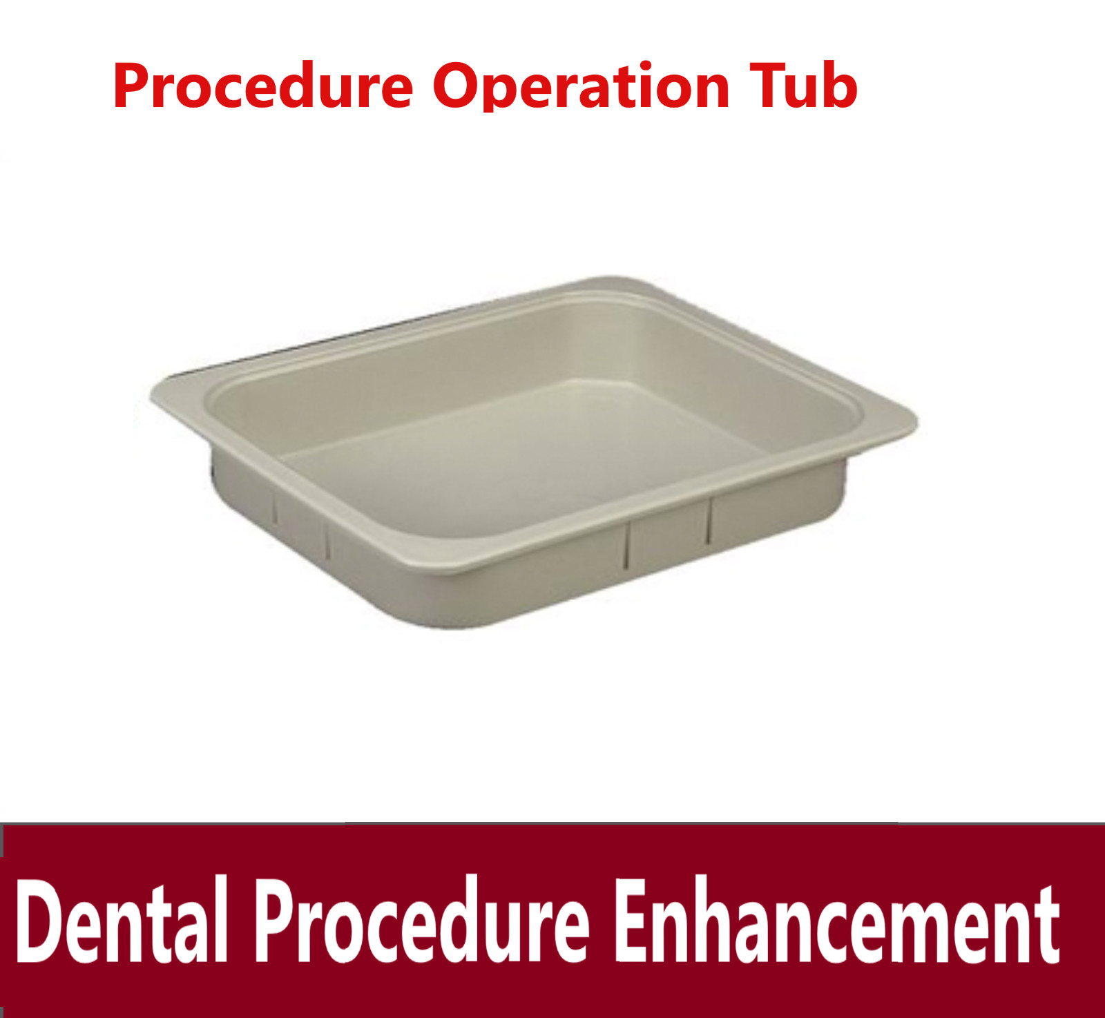 Dental Operation Tub Or Tub Lids, Tub Dividers, Instruments Tub, Autoclavable
