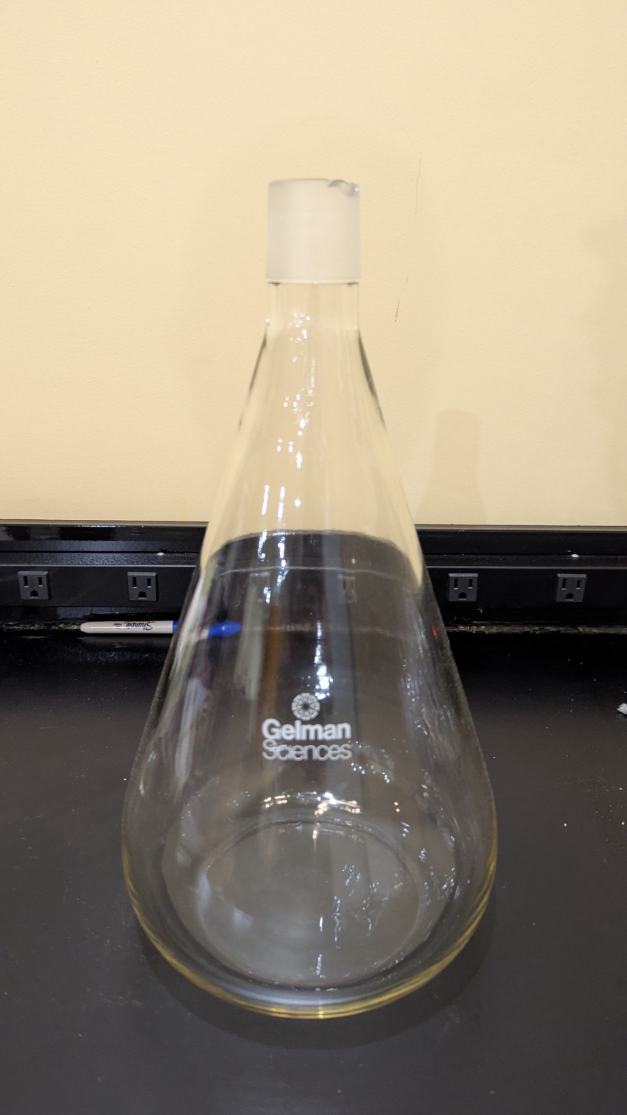 4000mL Filtration Flask, 40/35 Joint for Clamped Filter Systems, Gelman Sciences
