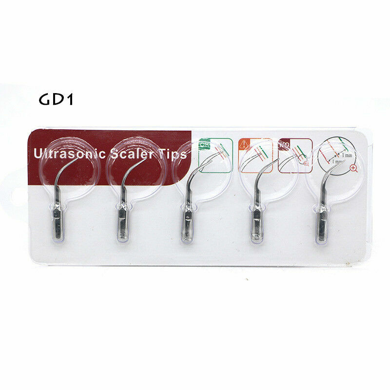 NEW 20×Dental Instrumets Scaler Scaling Tips GD1 Fit SATELEC/DTE Scaler 5PC/PACK