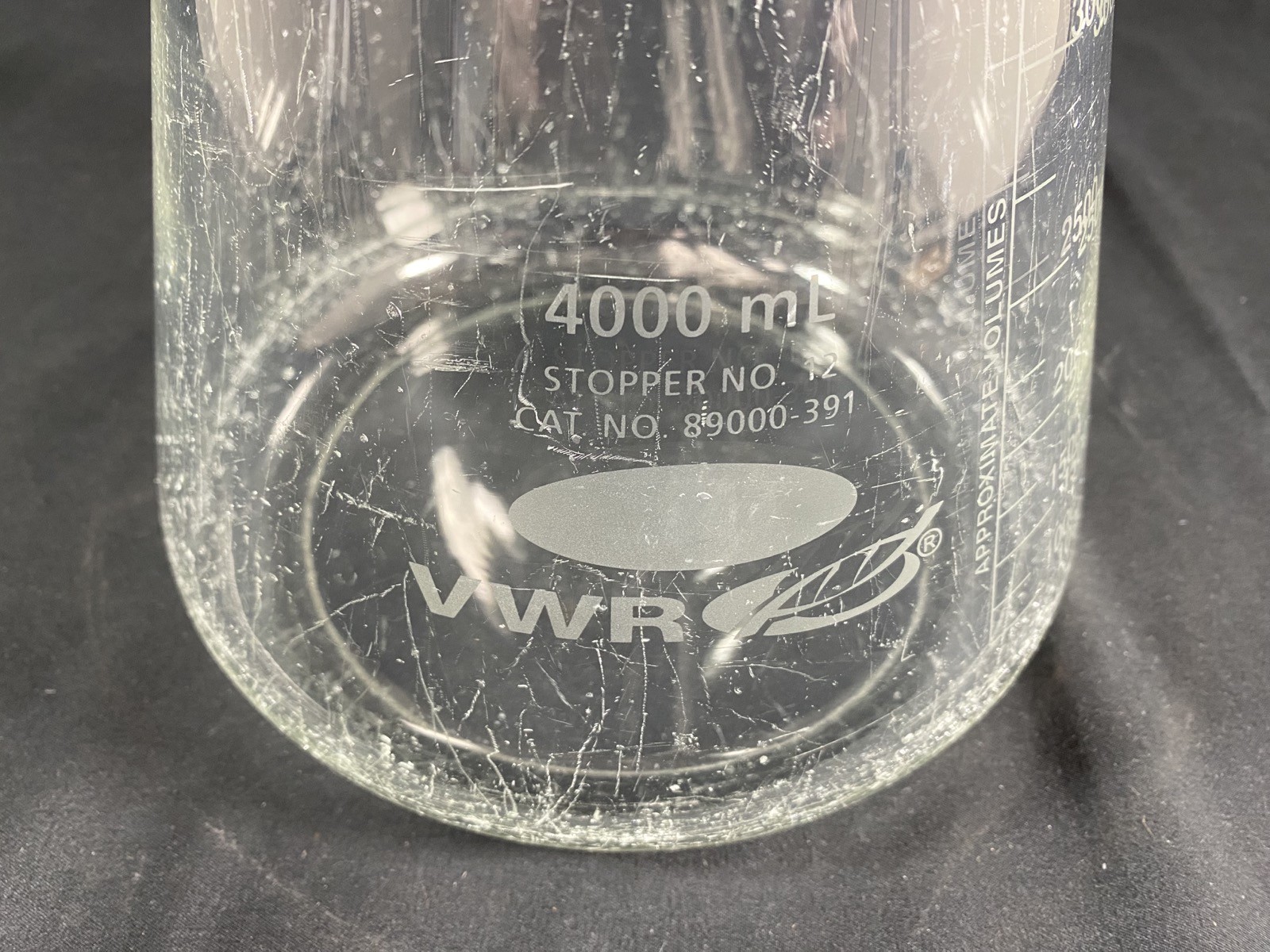 VWR 4000mL Heavy Wall Filtering Flask With Sidearm Tubulation 89000-391