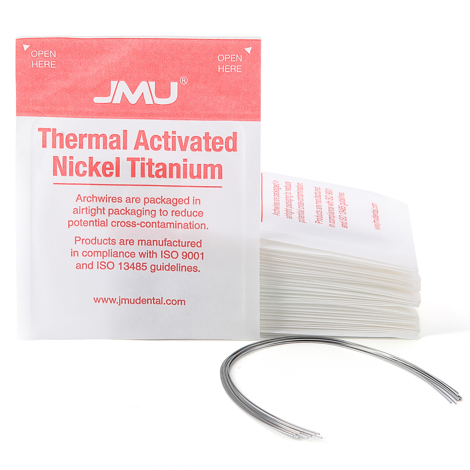 10PCS Nickel Titanium Archwires NiTi Thermal Activated Universal Over-Expanded