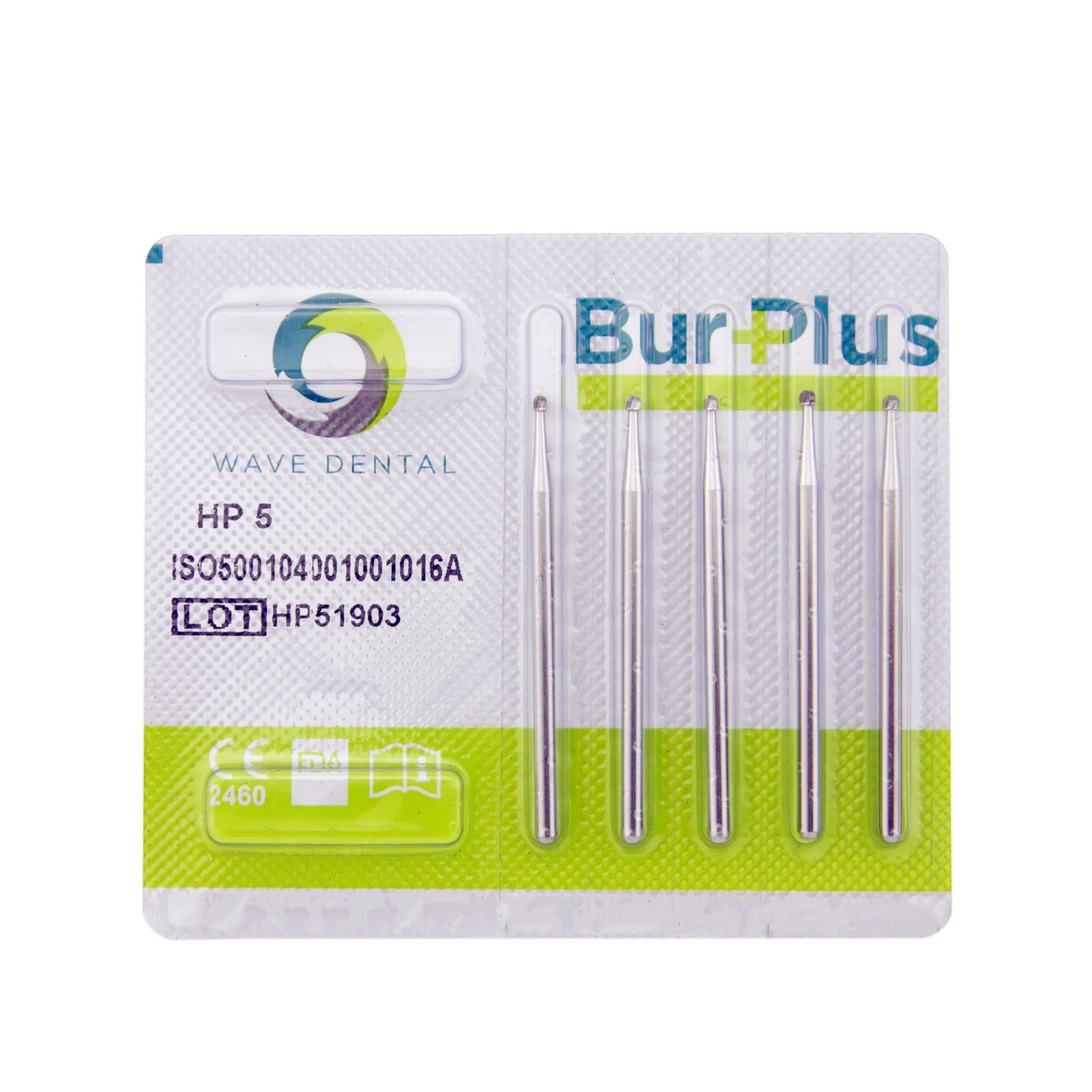 Wave Dental HP Burs Carbide Round HP 1/4 6 8 Long Straight Low Speed Bur 44.5m