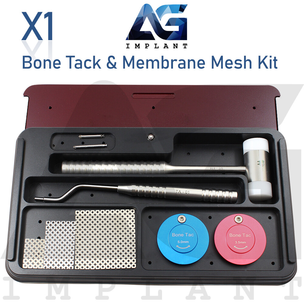 Bon Tacks & Membrane Mesh GBR Kit Motor Mount Driver Guided Regeneration Dental
