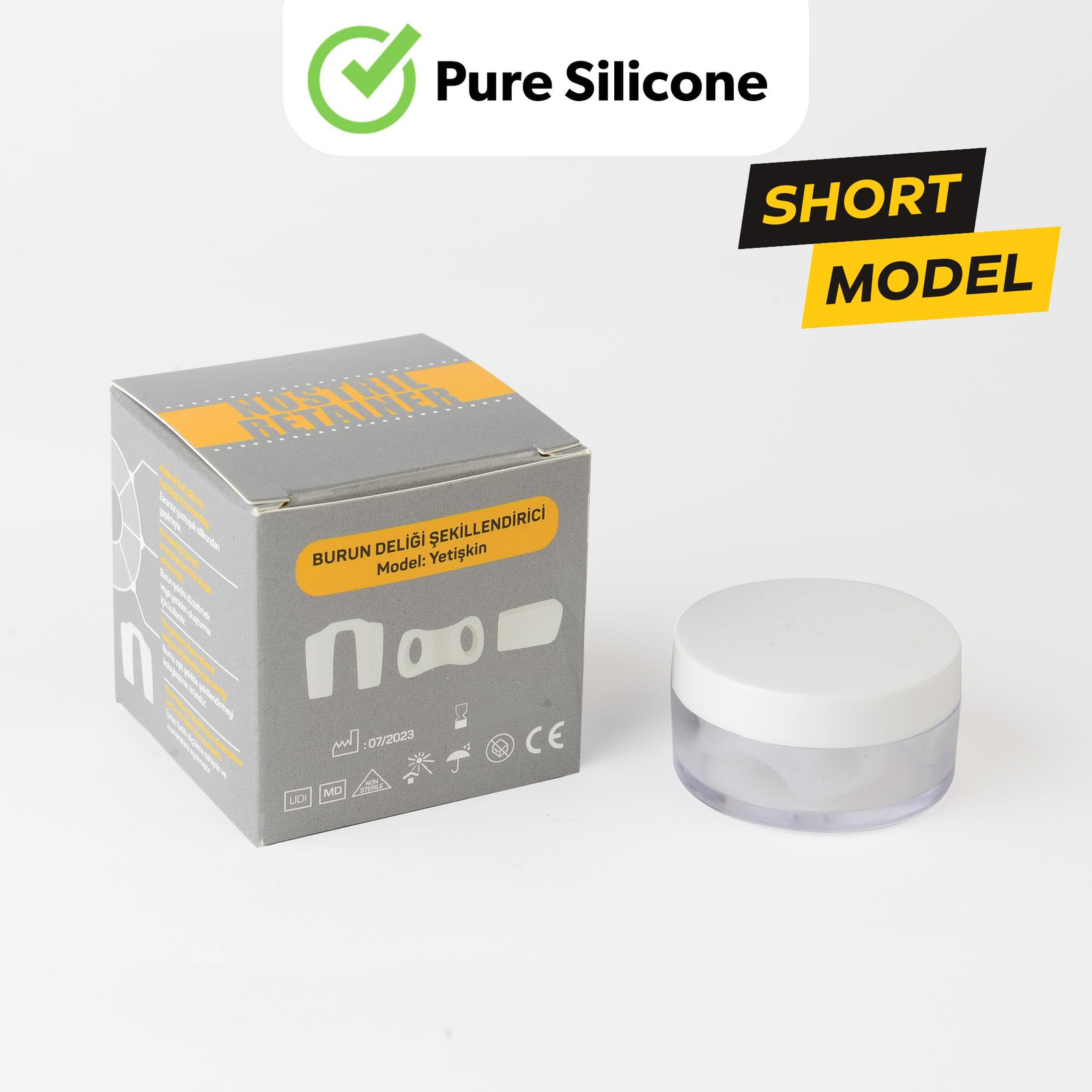 Silicone Nostril Retainer for Rhinoplasty Surgery 100% Silicone 10 Pack