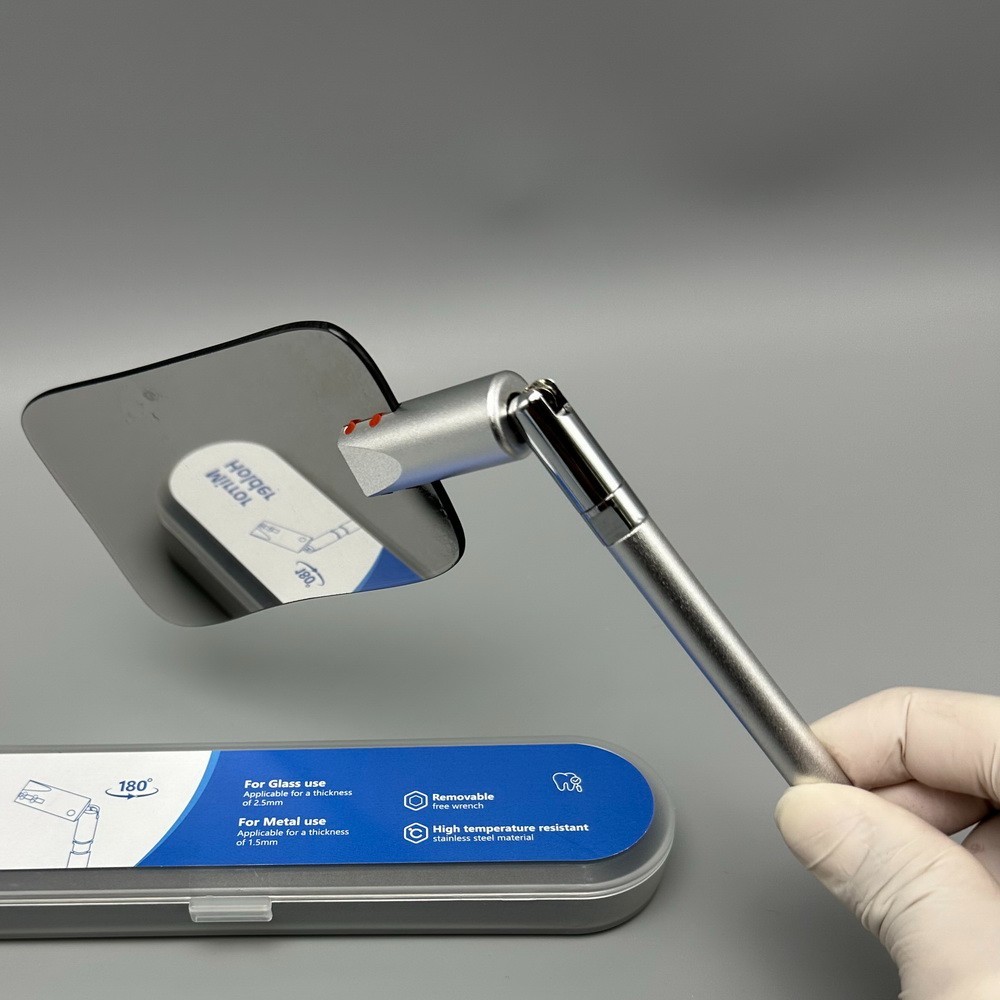 180° Adjustable Dental Photography Mirror Holder Autoclavable Stainless Handle