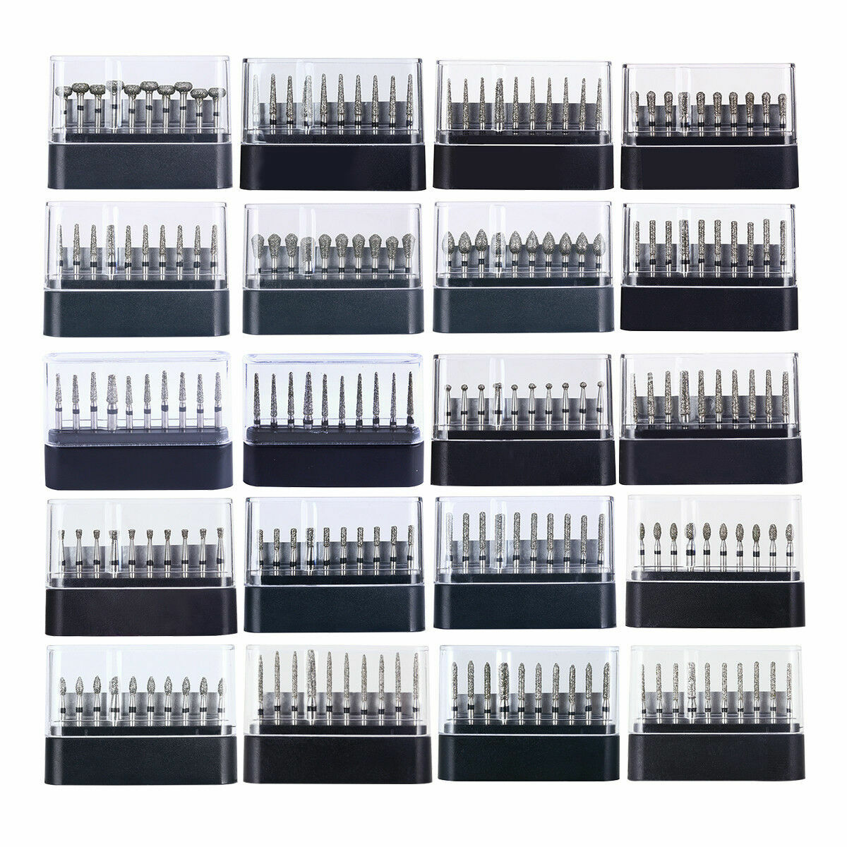 10pcs/box AZDENT Dental Diamond Burs Drills FG Burs for High Speed Handpiece