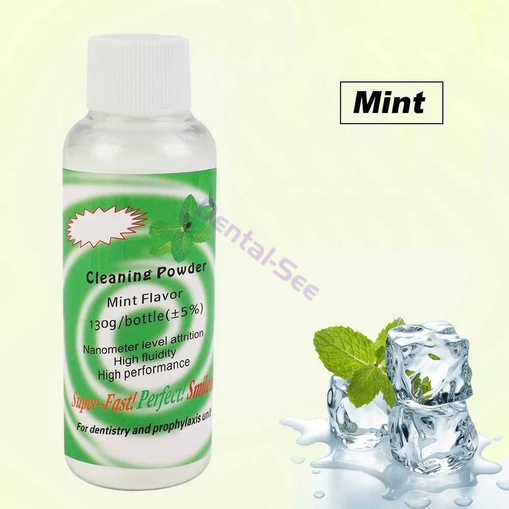 Dental Cleaning Polishing Powder Teeth Polish Stain Remove Mint Lemon Strawberry