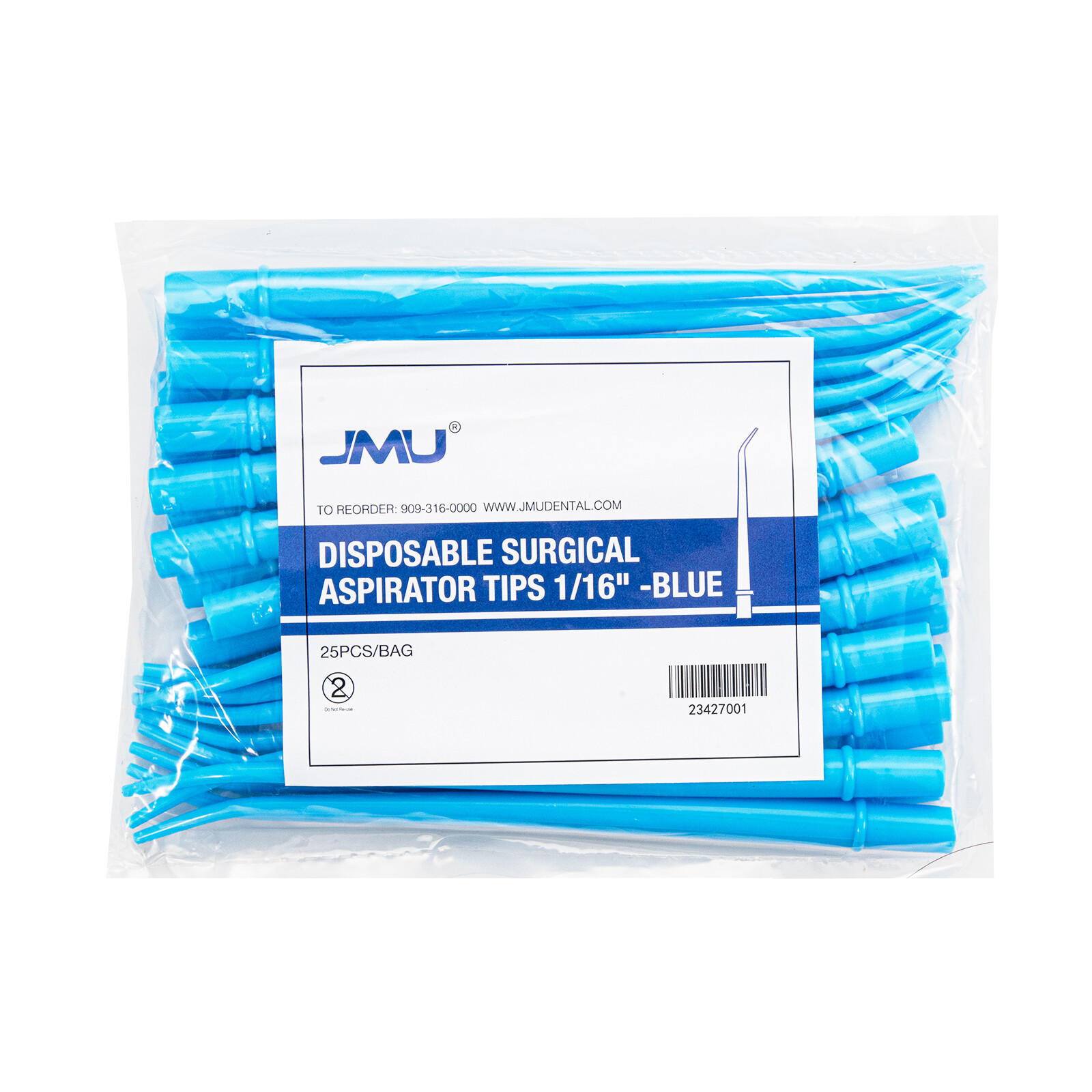 100PCS JMU Disposable Dental Surgical Aspirator Tip Suction Saliva Ejector Tube
