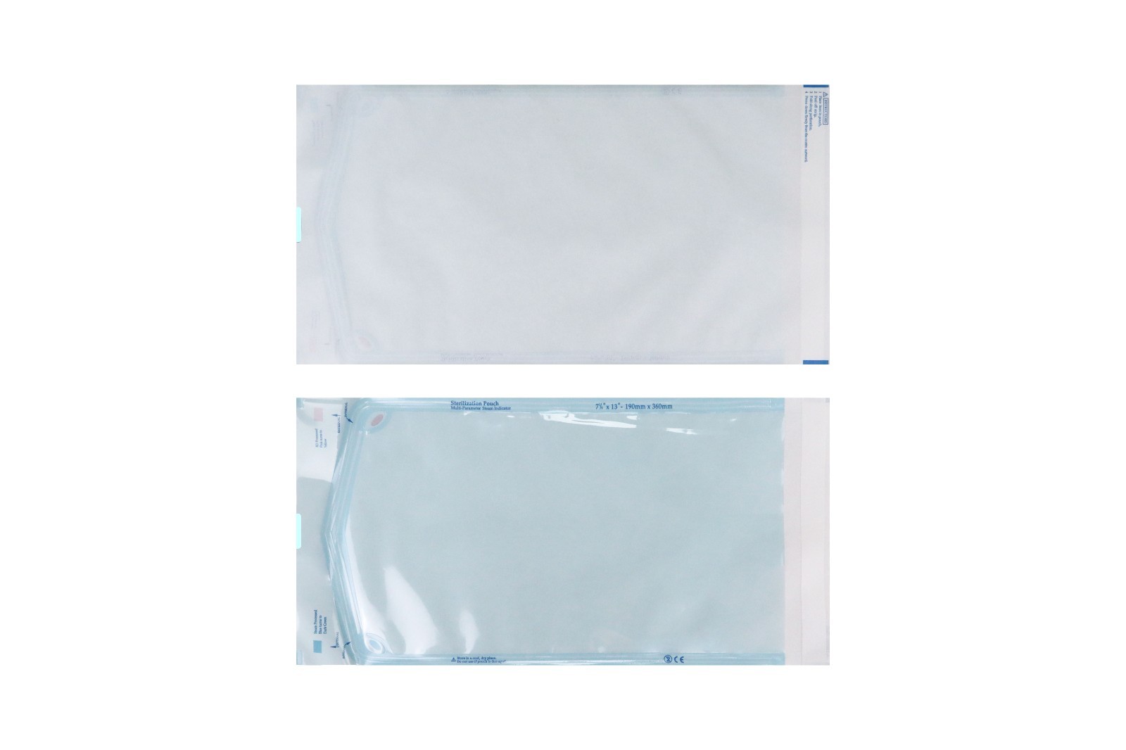 Self Sealing Sterilization Pouches 7.25″*13″, 190×(330+30)mm, 200 pcs / box.