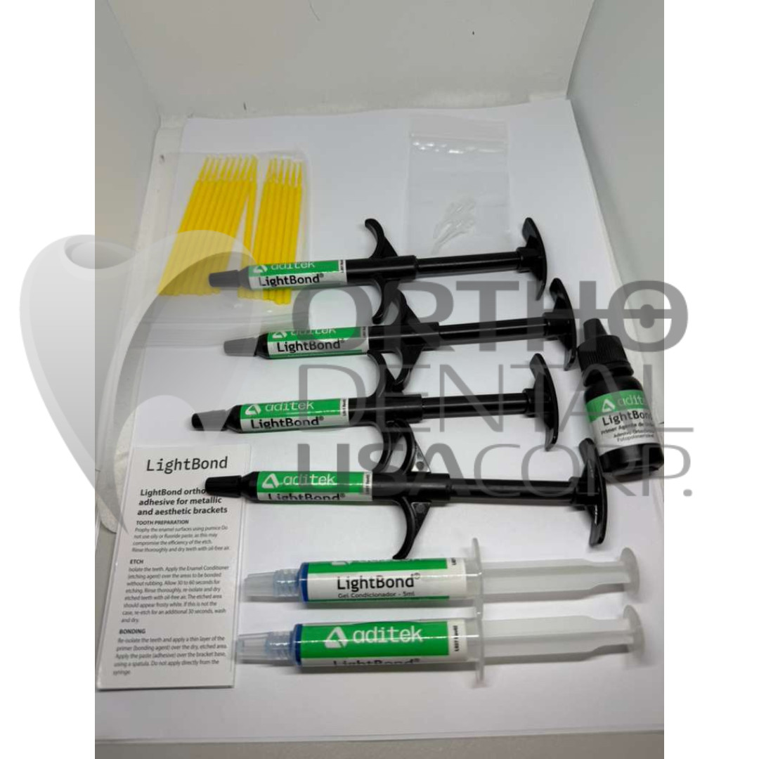 Kit 8 pcs Lightbond Orthodontic adhesive 16 gr AditekLight Bond Orthodentalusa