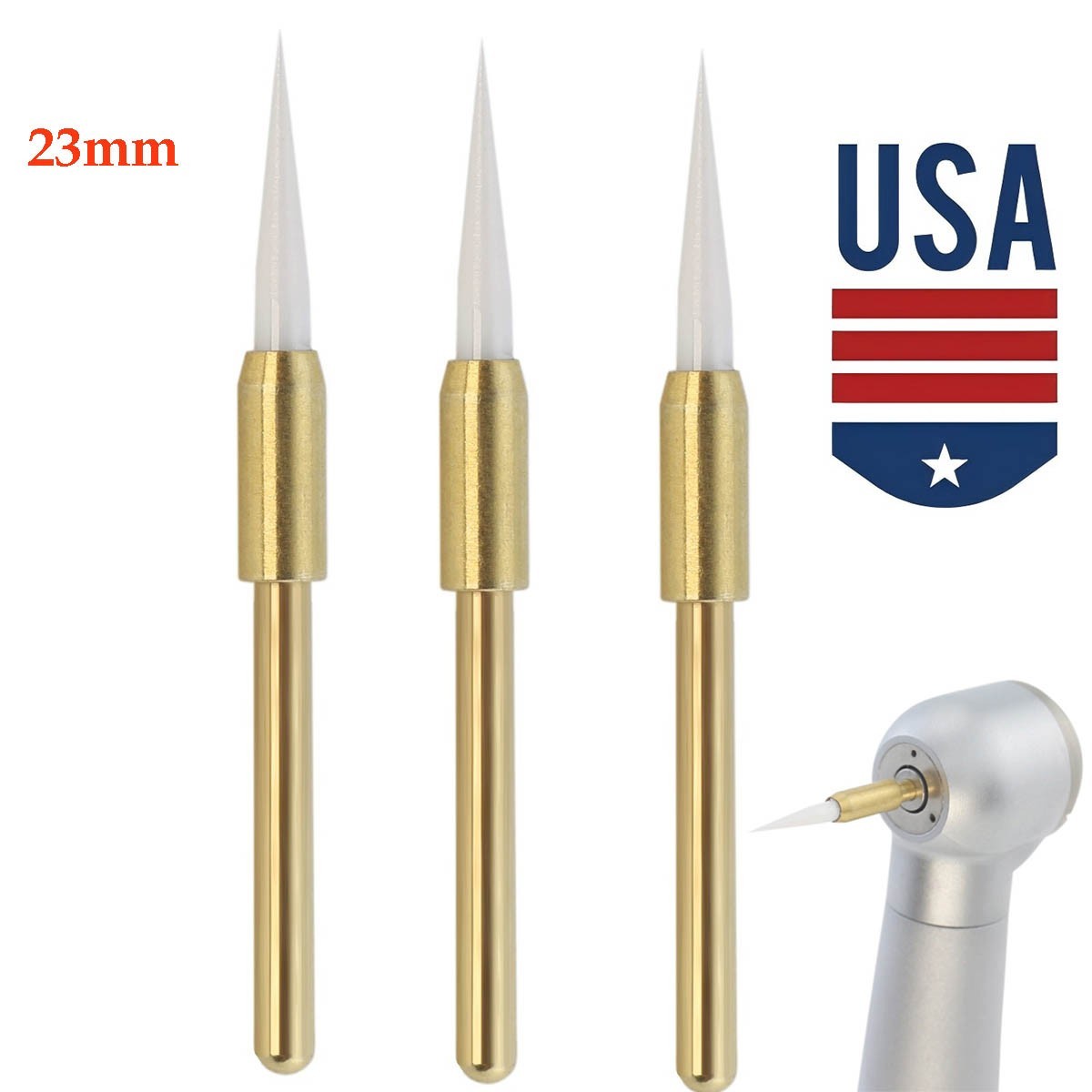 1PC Dental Surgical Soft Tissue Trimmer Bur Gingival Gingivectomy 23mm