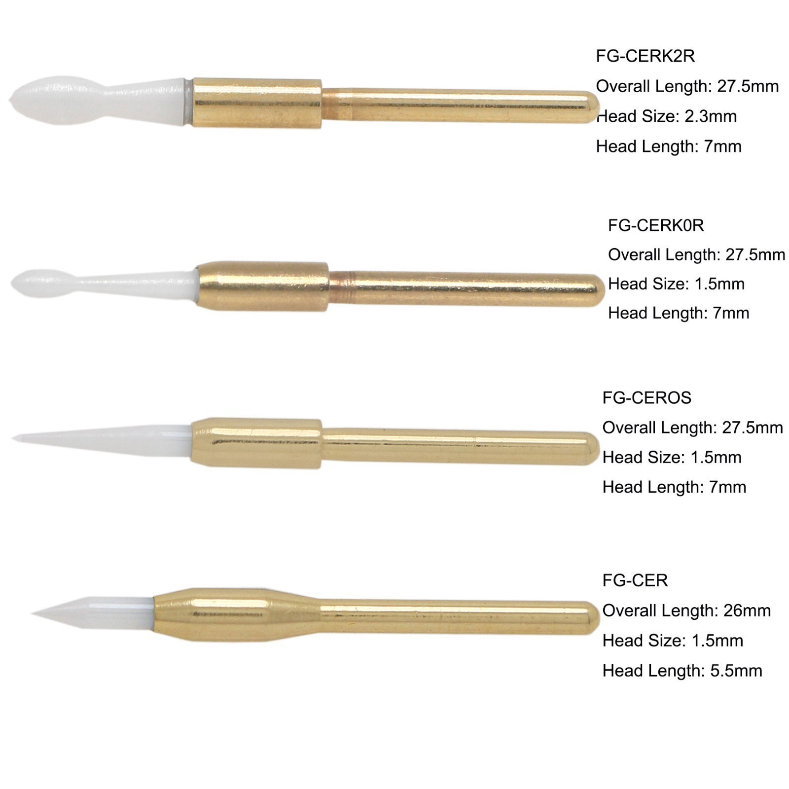 Dental Surgical Ceramic Soft Tissue Trimmer Bur for Gingivectomy