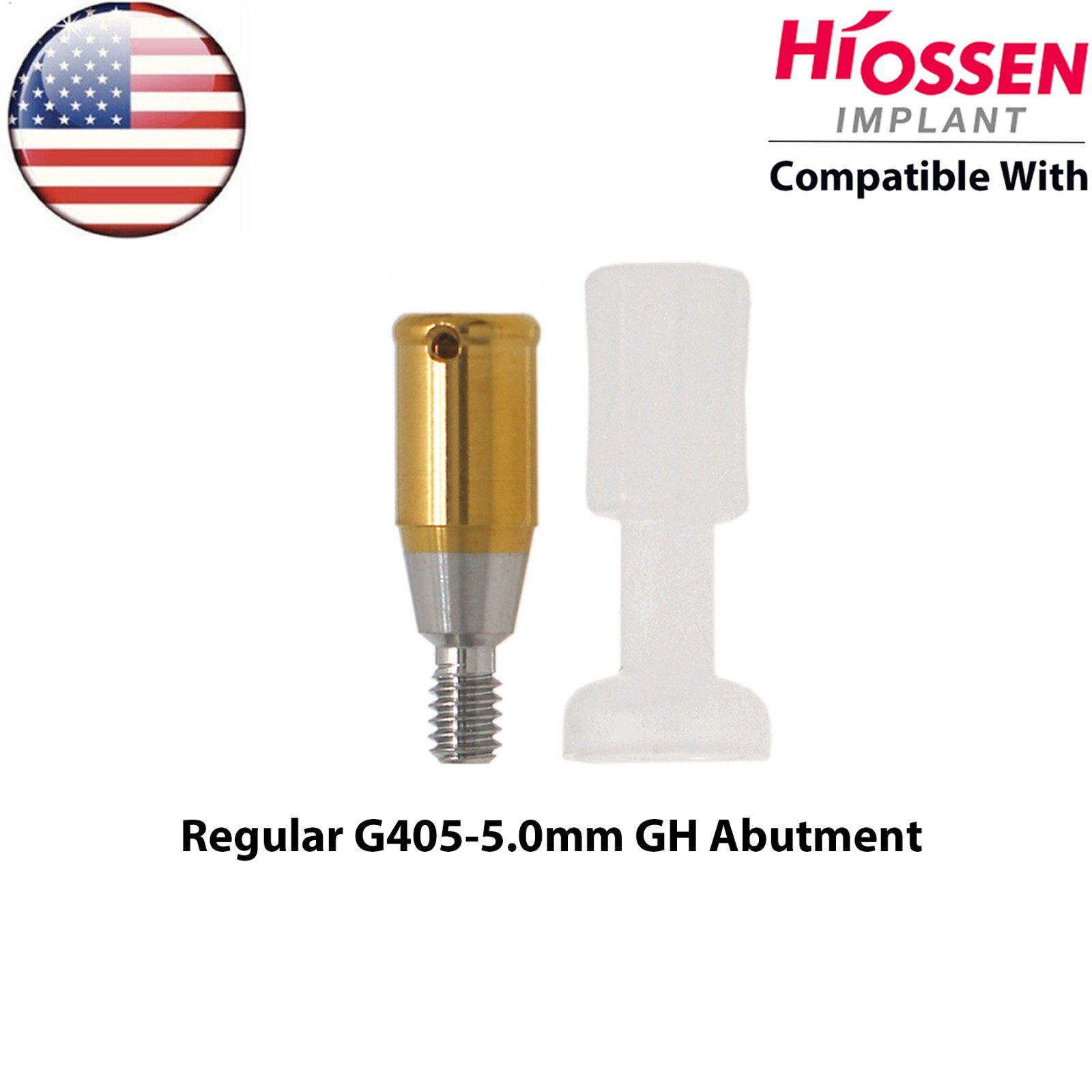 US Overdenture Locator Abutment Mini/Regular Fit Hiossen ET/Osstem TS Platform