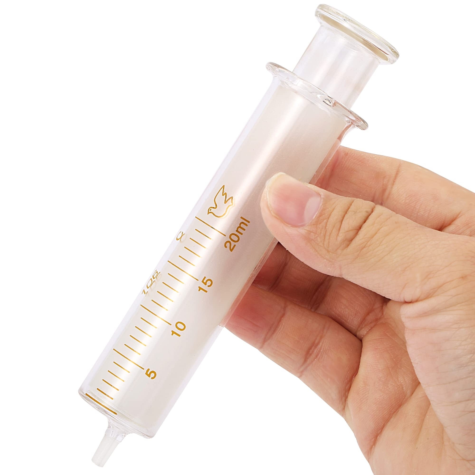 5 Pack 20ml Glass Syringes With Caps 20ml-5Pack
