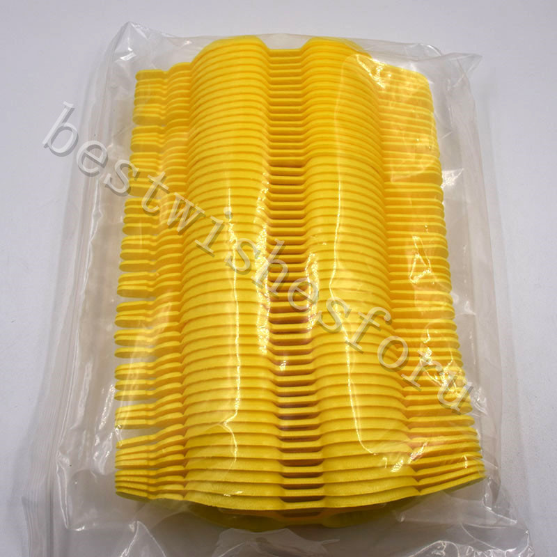 100 Pc Dental Fluoride Scum Disposable Dual Arch Trays Gel Foam Medium 172*64 mm