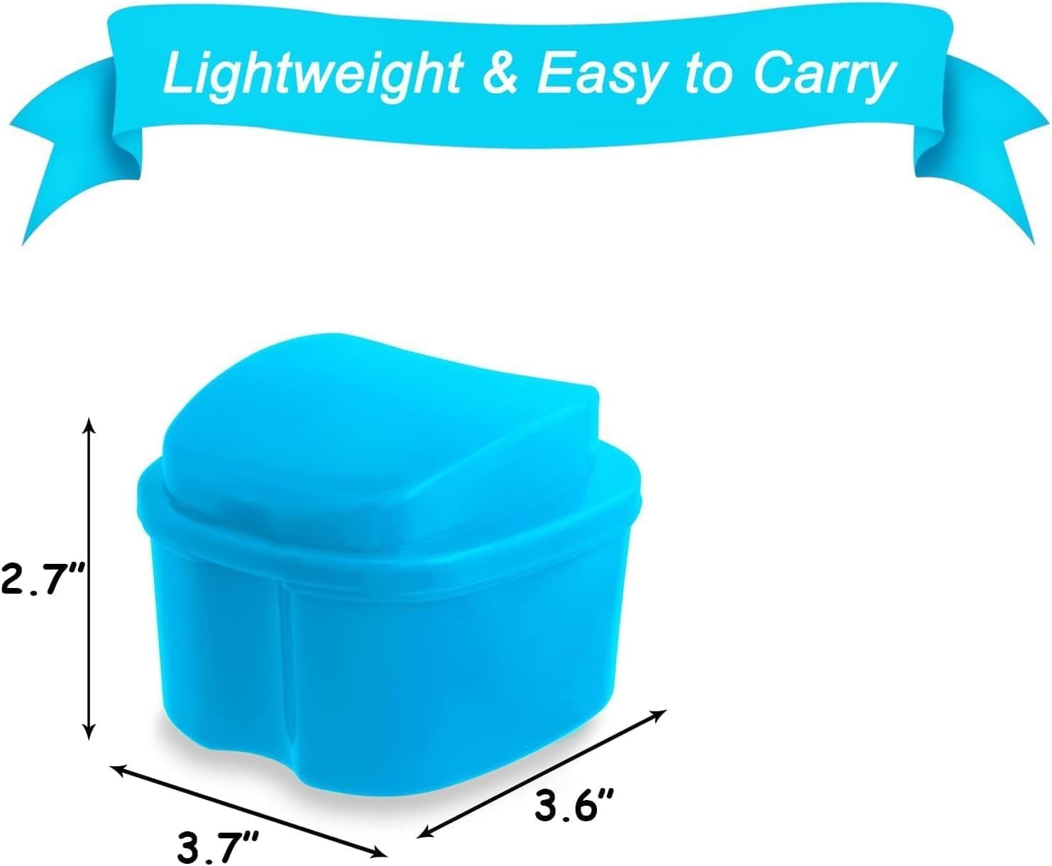 1Pack Denture Case Dental Mouthguard Case