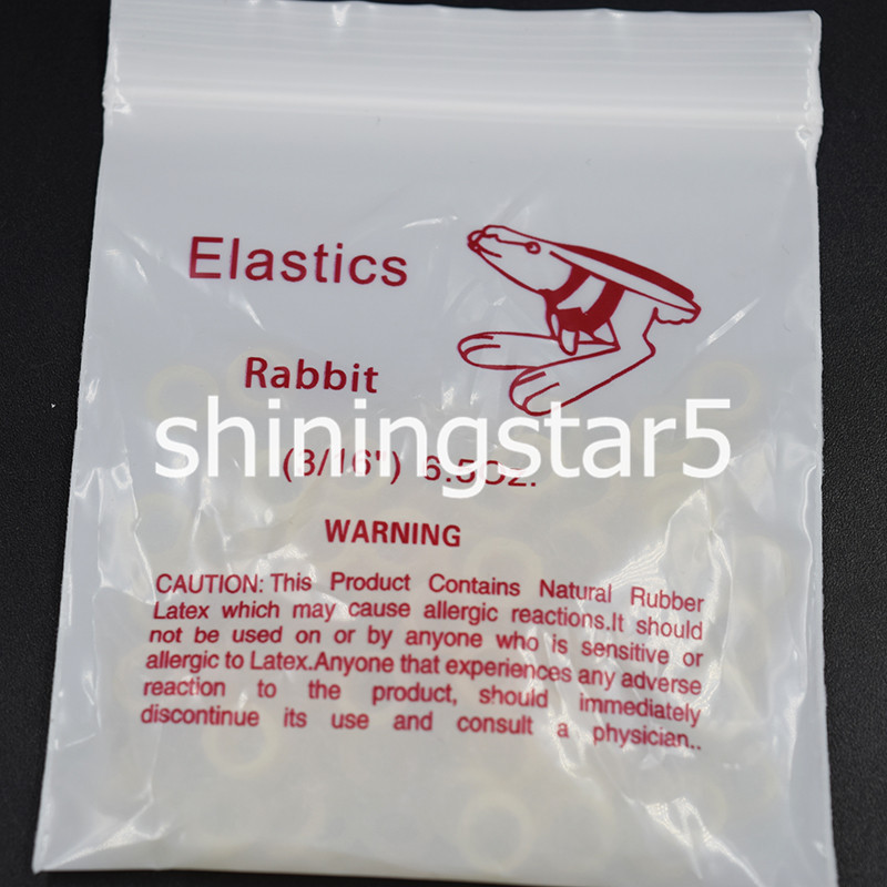 CLEAR X-HEAVY 6.5 OZ ORTHODONTIC ELASTIC BRACES DENTAL RUBBER BANDS 1/4 5/16 3/8