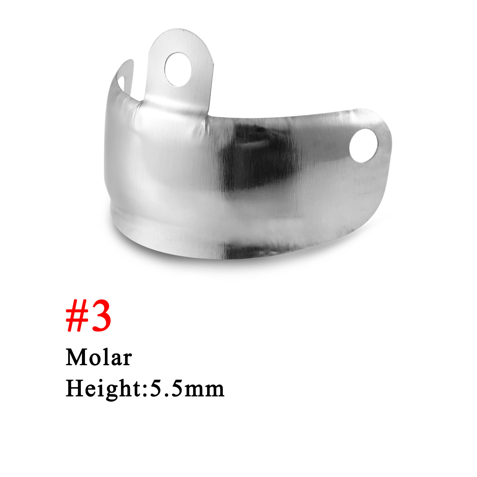 50pcs/Box Dental Metal Matrices Sectional Contoured Matrix Refill Soft Band
