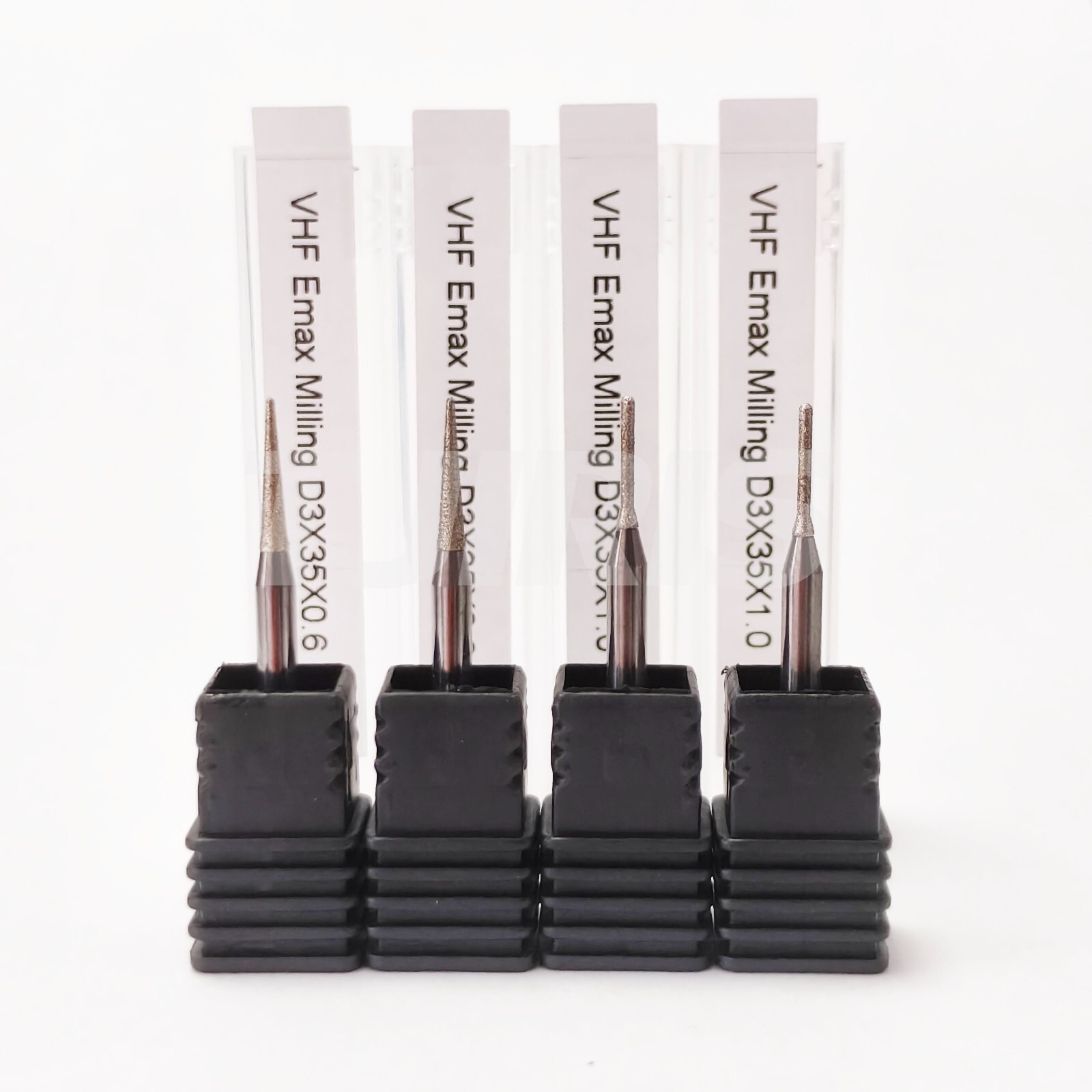 VHF Diamond Milling Burs Dental CAD/CAM Glass Ceramics Grinding Burs