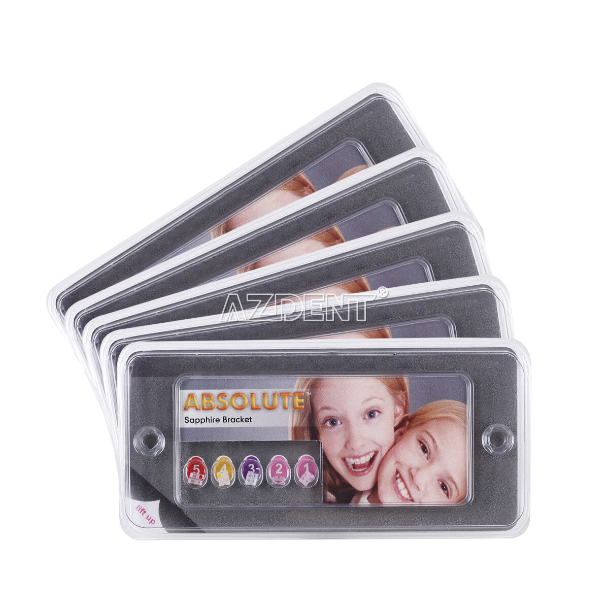 Dental Orthodontic Monocrystalline Sapphire Ceramic Brackets Roth/MBT .022/018