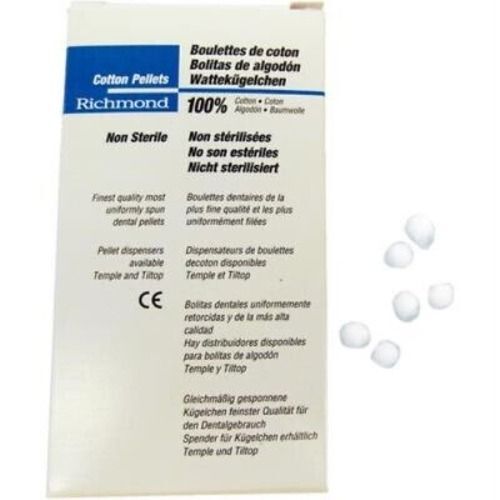 UP TO 3000 Richmond Dental Medical Tiltop Cotton Pellets #1;2;3;4;Assorted