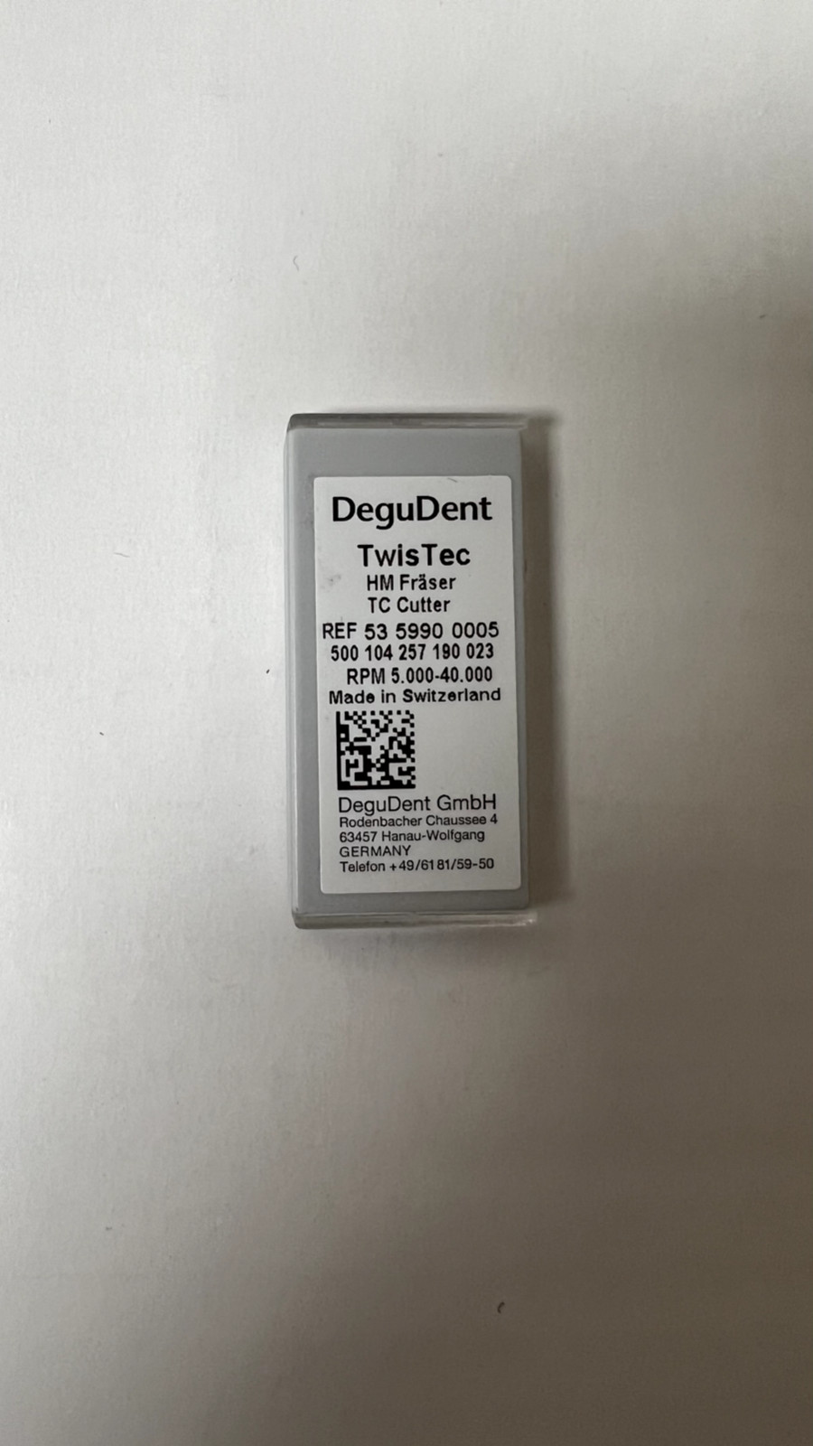 Degudent TC Cutter HP – Flame NEW (53 5990 0005 500 104 257 190 023)