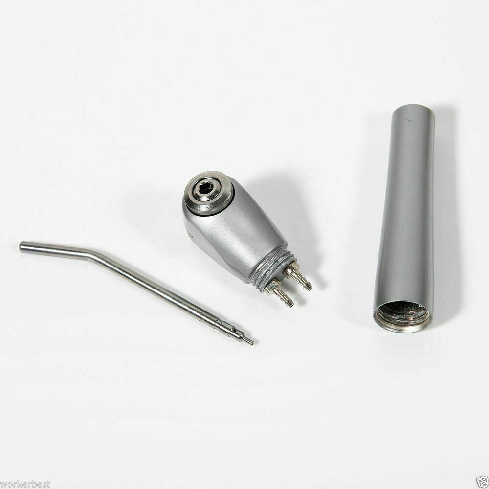 Dental Air Water Spray Triple 3 Way Syringe Handpiece w/ 2Nozzles/Tips/Tubes NEW