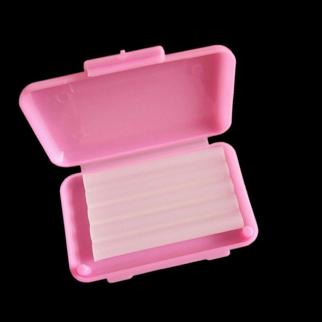1 Box Dental Orthodontic Wax Brace Relief Protective Wax 5Pcs 3 Scents Optional