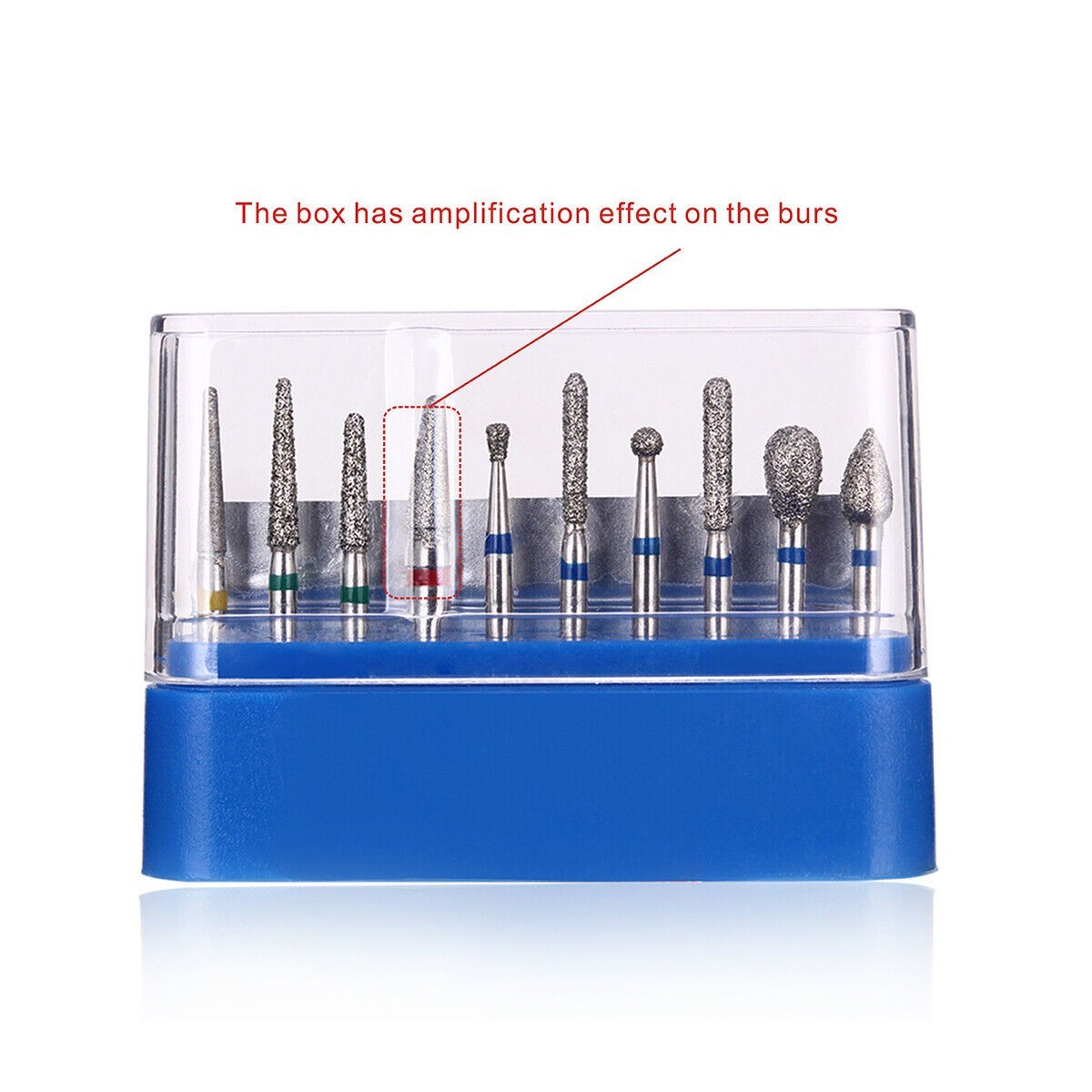Dental Diamond Burs FG Kit for Crown/Bridge Preparation Anterior FG101 102 108