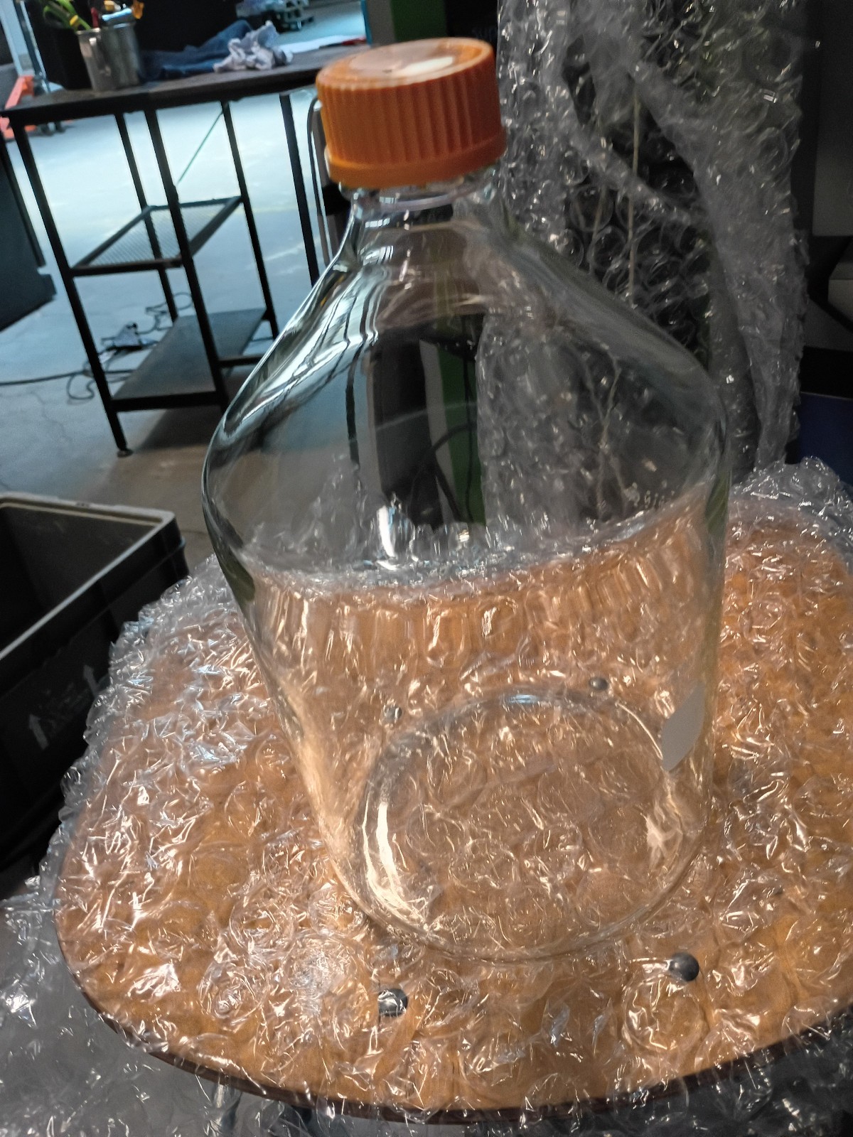 Corning Graduated Media Storage Bottle 5000ml GL-45 Screw Cap 1395-5L Pyrex