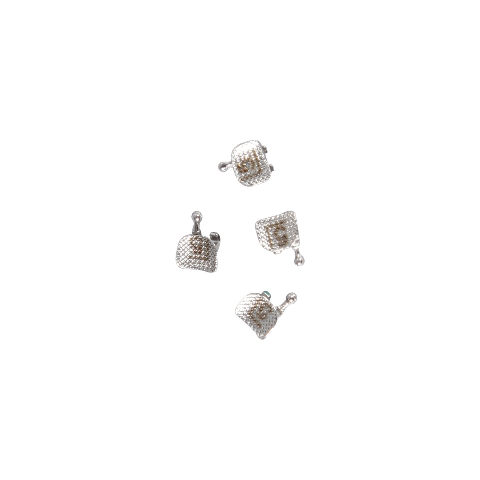 1000PCS Dental Metal Orthodontic Brackets Brace MINI Roth.022 345 Hooks W/ Mark