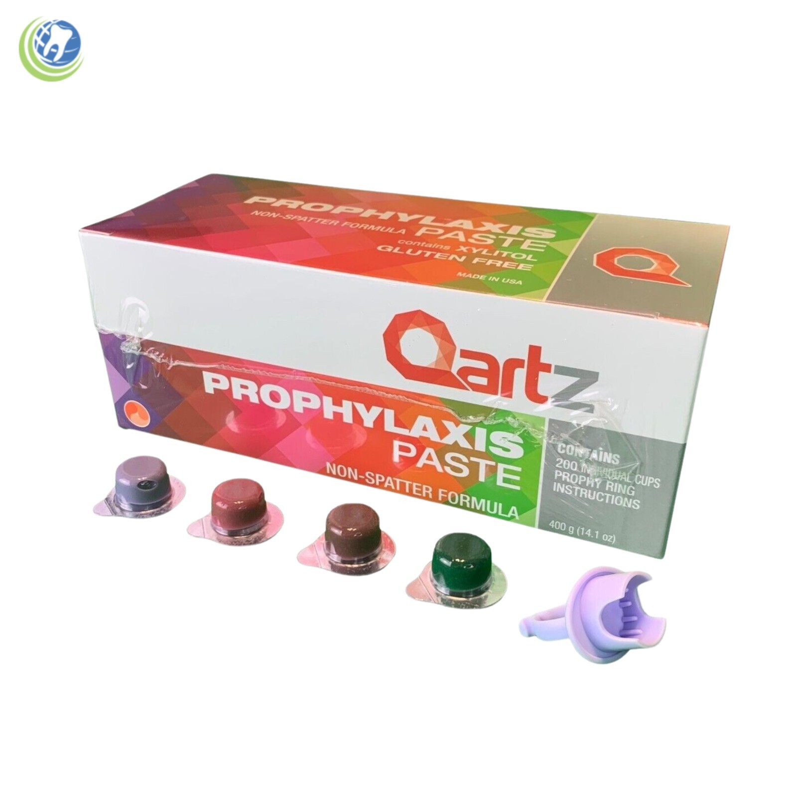 Dental Prophy Paste Cups Assorted Medium Prophylaxis Polishing Cleaning Dentures