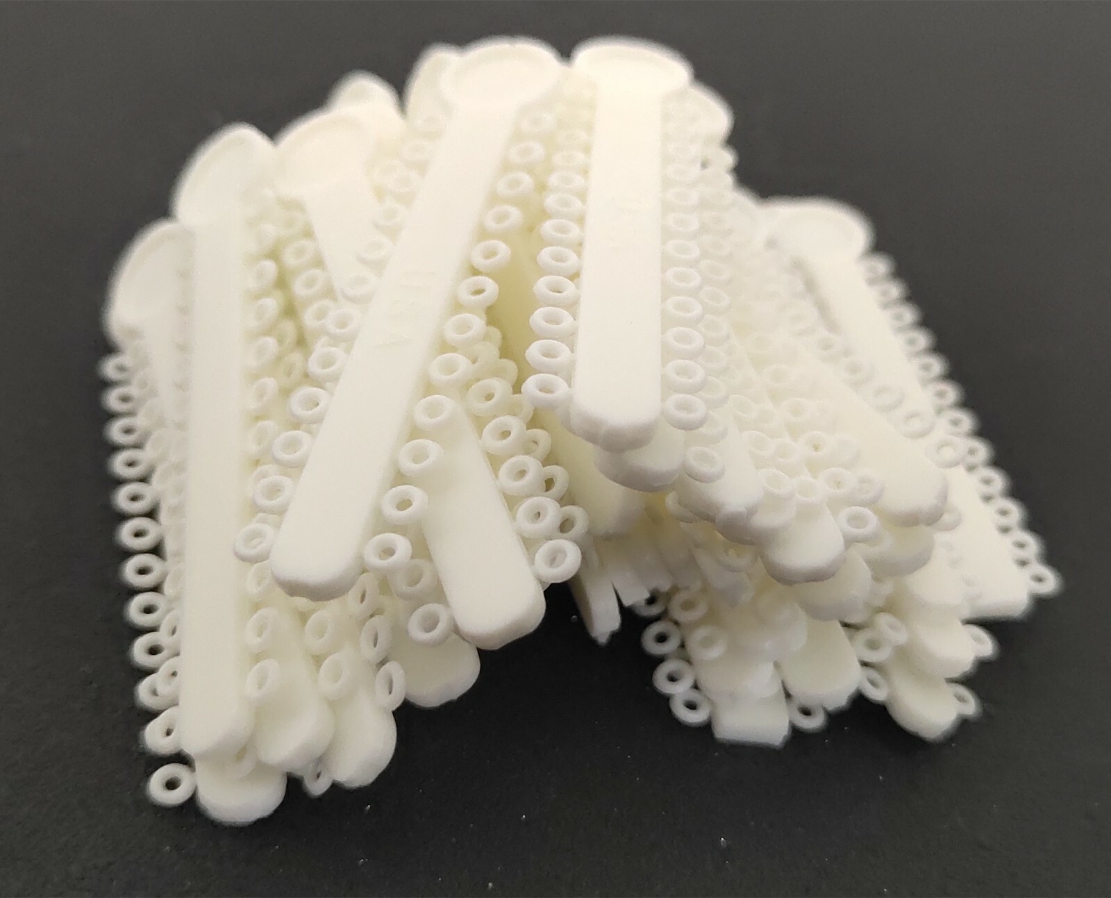 2 Packs 2016Pcs Dental Elastic Ligature Ties Rubber Bands White 1008Pcs/Pack